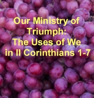 Follow this link to the article: "Our Ministry of Triumph